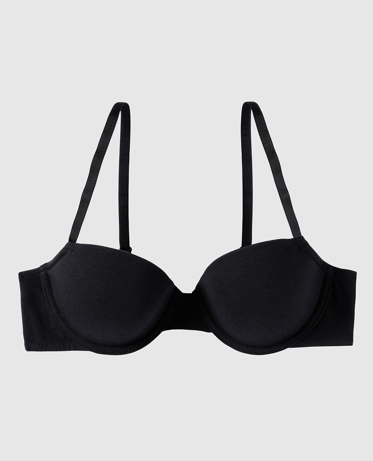 Soutien-gorge demi-buste en doux coton légèrement doublé