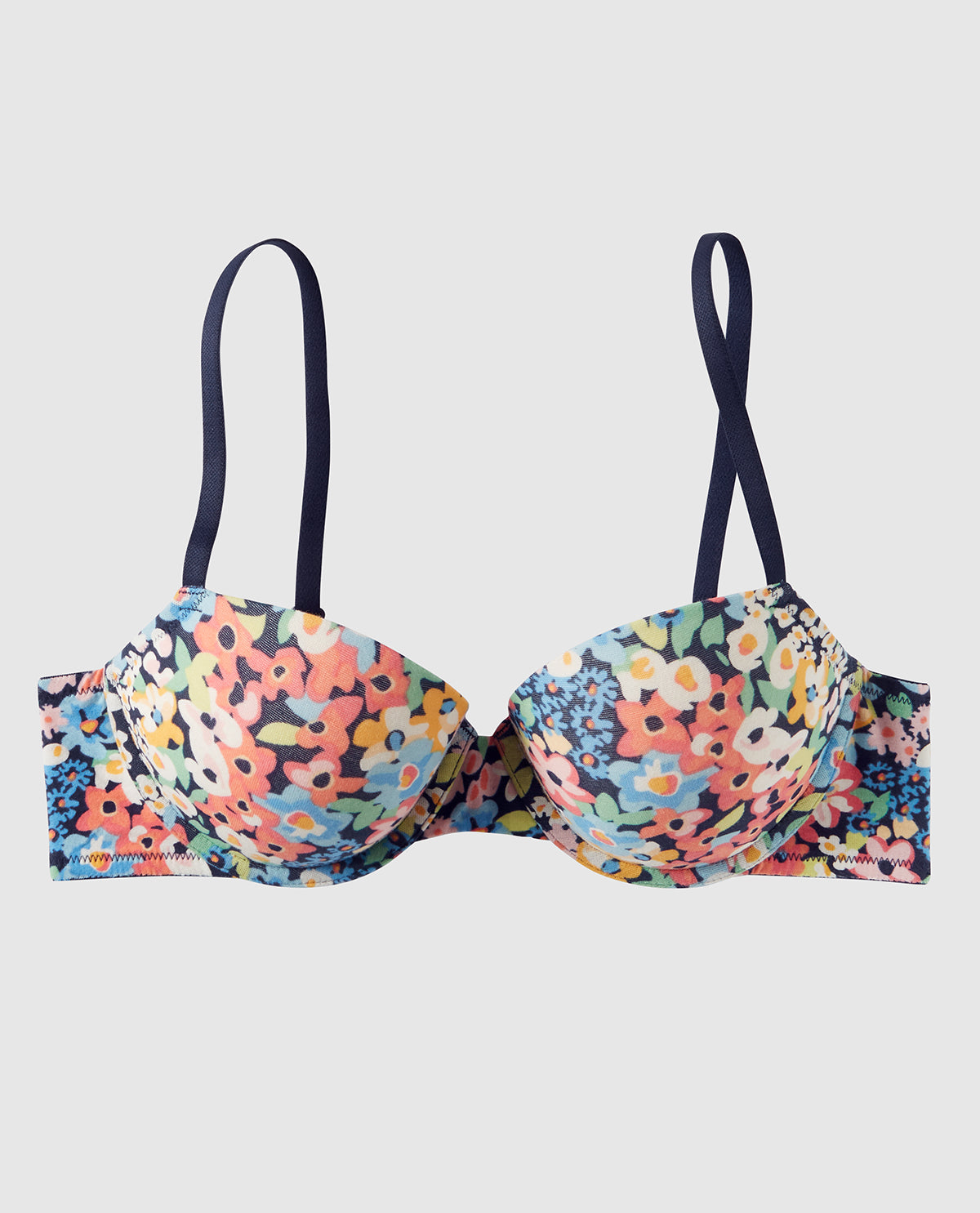 Soutien-gorge demi-buste en doux coton légèrement doublé