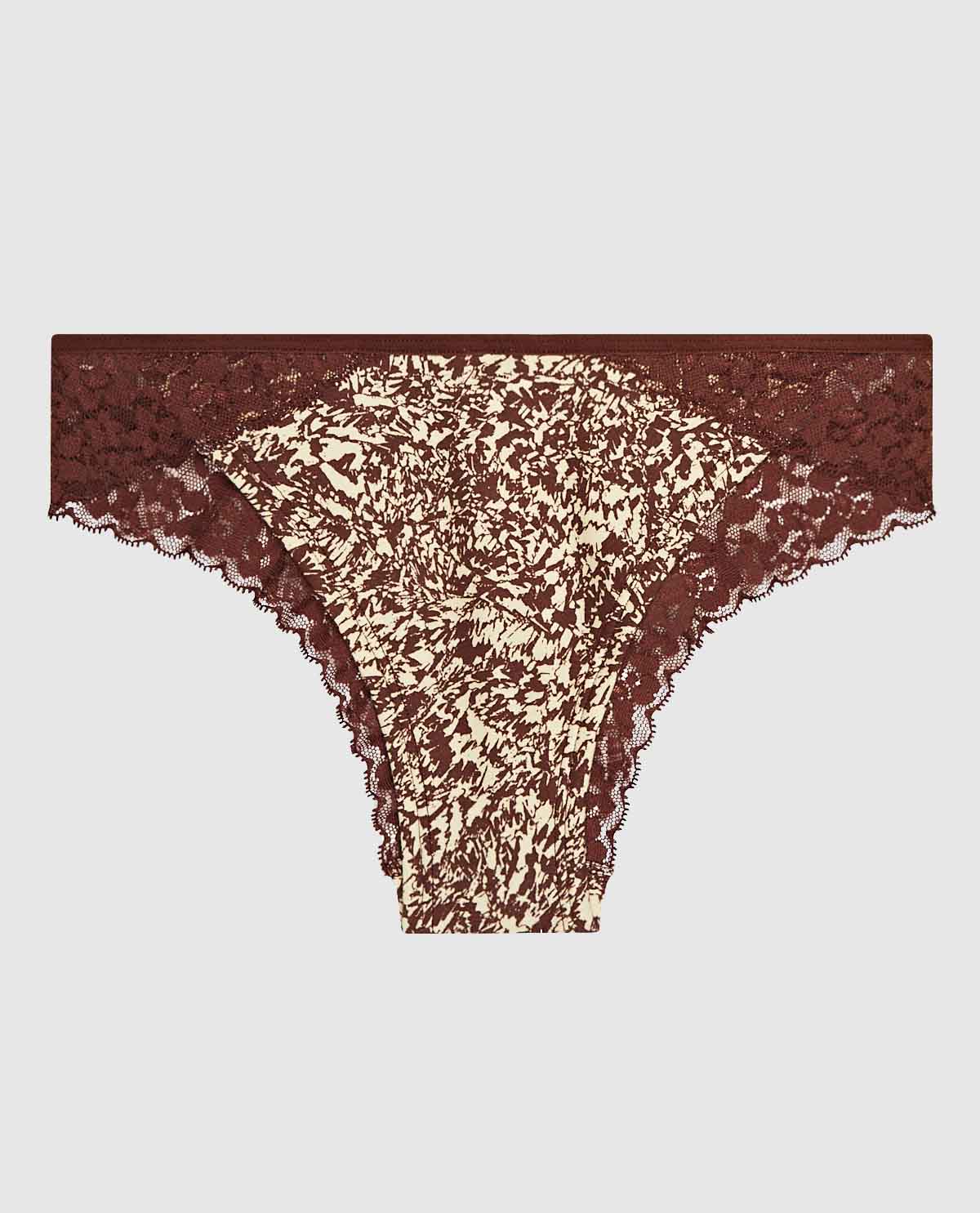 Culotte Cheeky avec bordure en dentelle