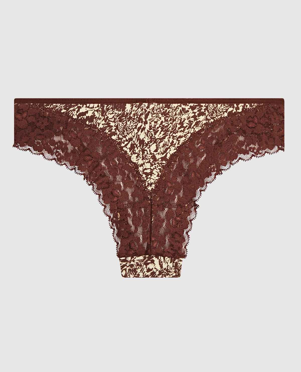 Culotte Cheeky avec bordure en dentelle