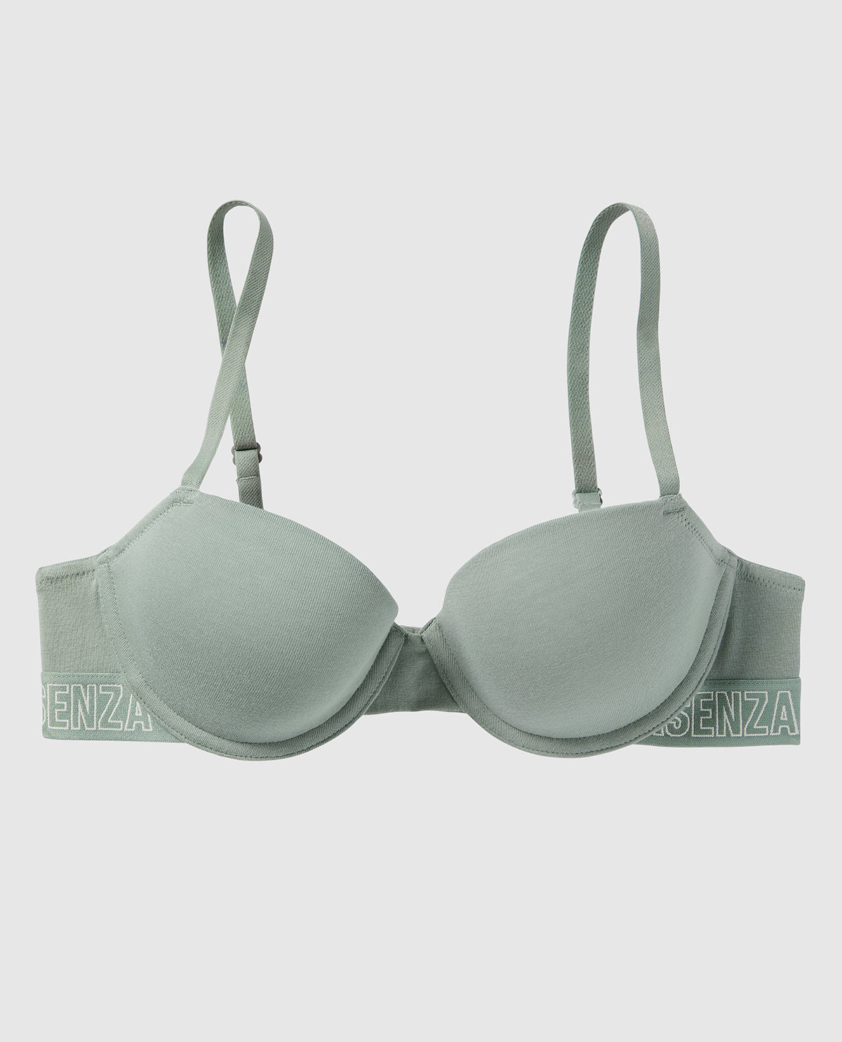 Soutien-gorge demi-buste en doux coton légèrement doublé