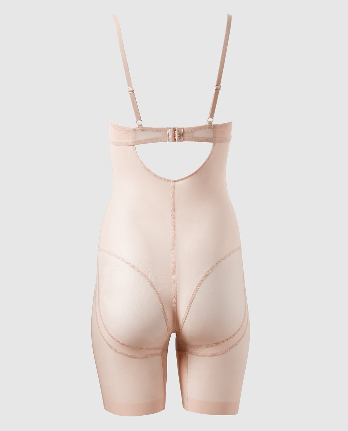 Full Coverage Shaping Bodysuit in Rose Tan