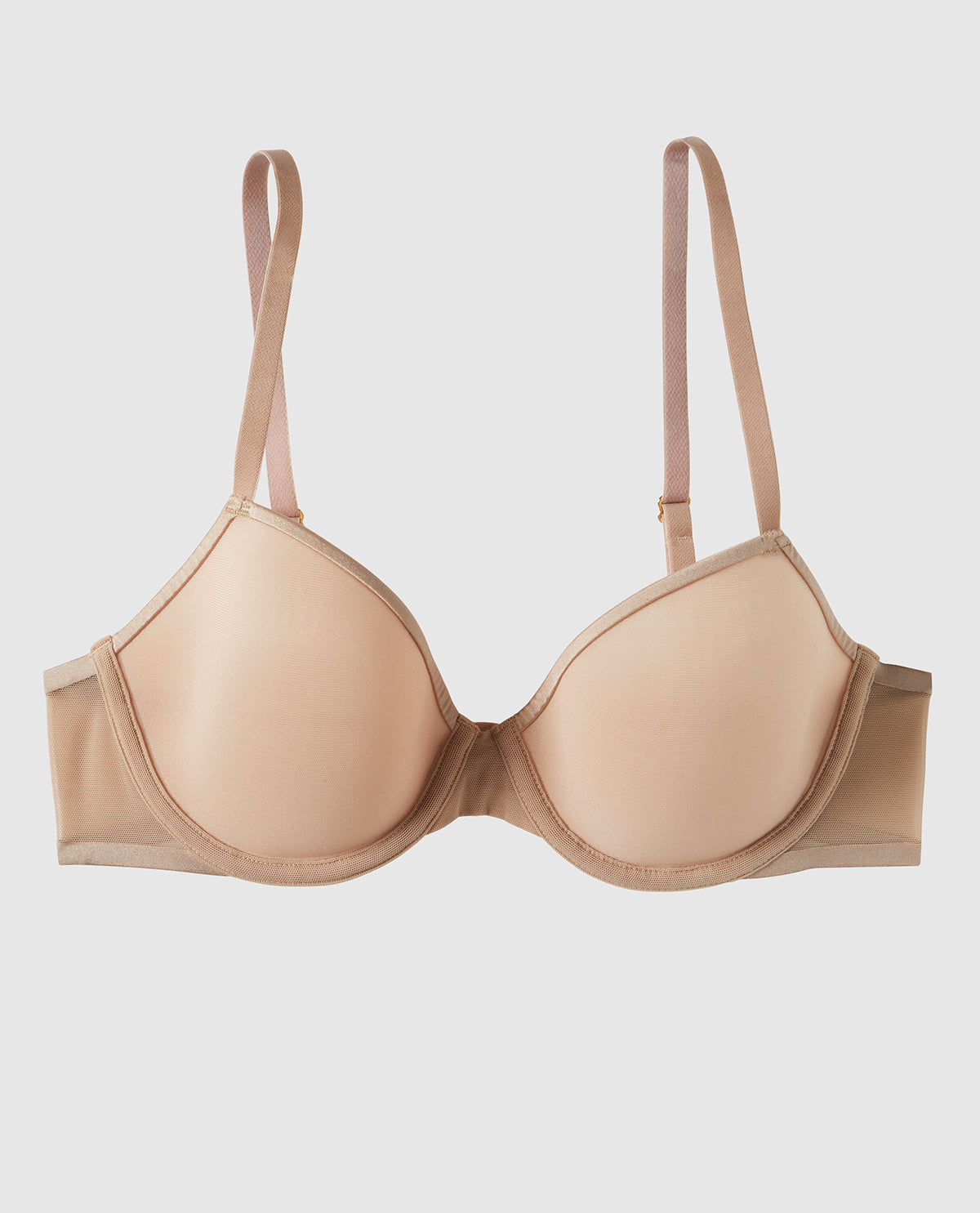 Soutien-gorge demi-buste en mousse intercalaire légèrement doublé