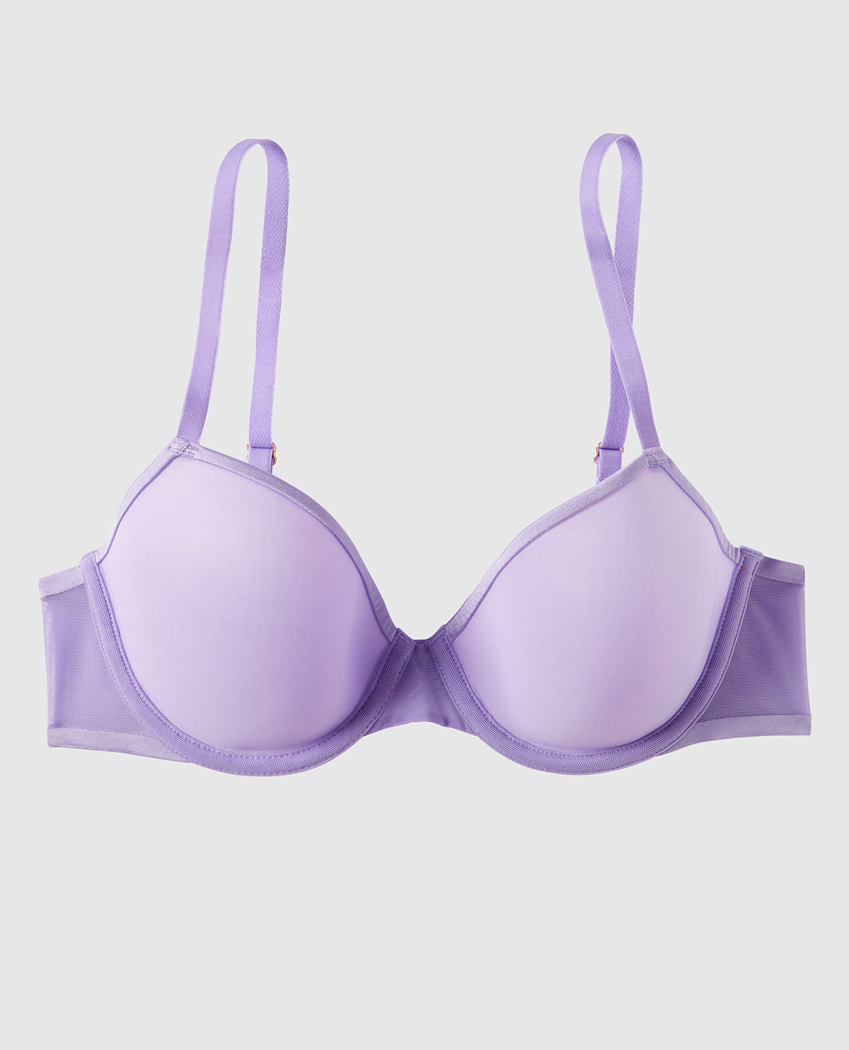 Soutien-gorge demi-buste en mousse intercalaire légèrement doublé