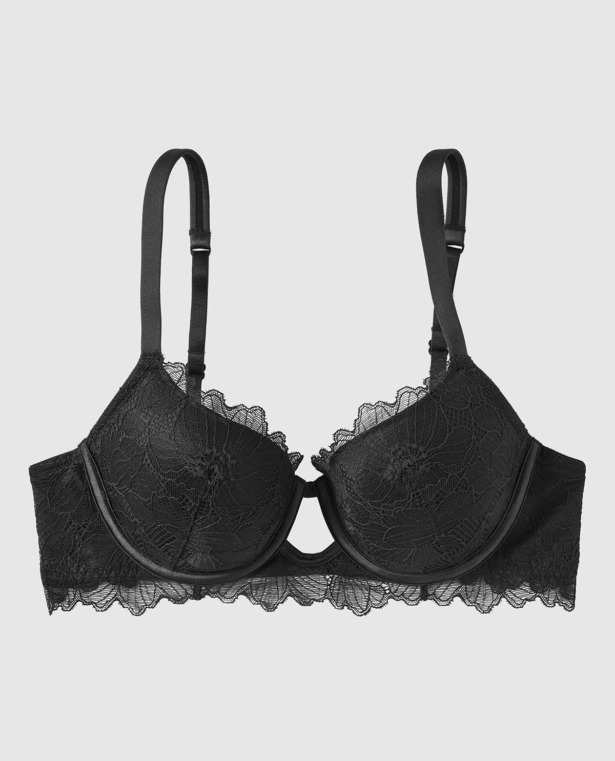 Soutien-gorge couvrant légèrement doublé en dentelle