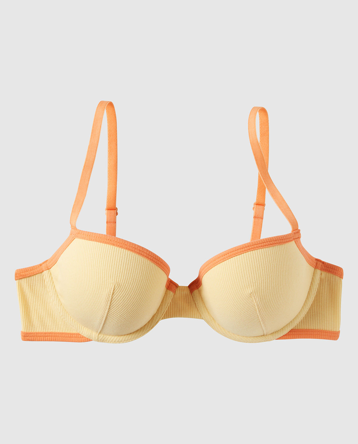 Soutien-gorge demi-buste en doux coton légèrement doublé