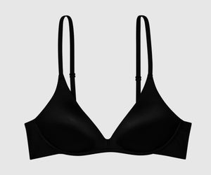 Wireless Light Lift Bra in Black