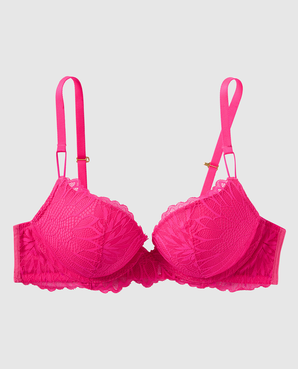 Push Up Bra with Allover Lace