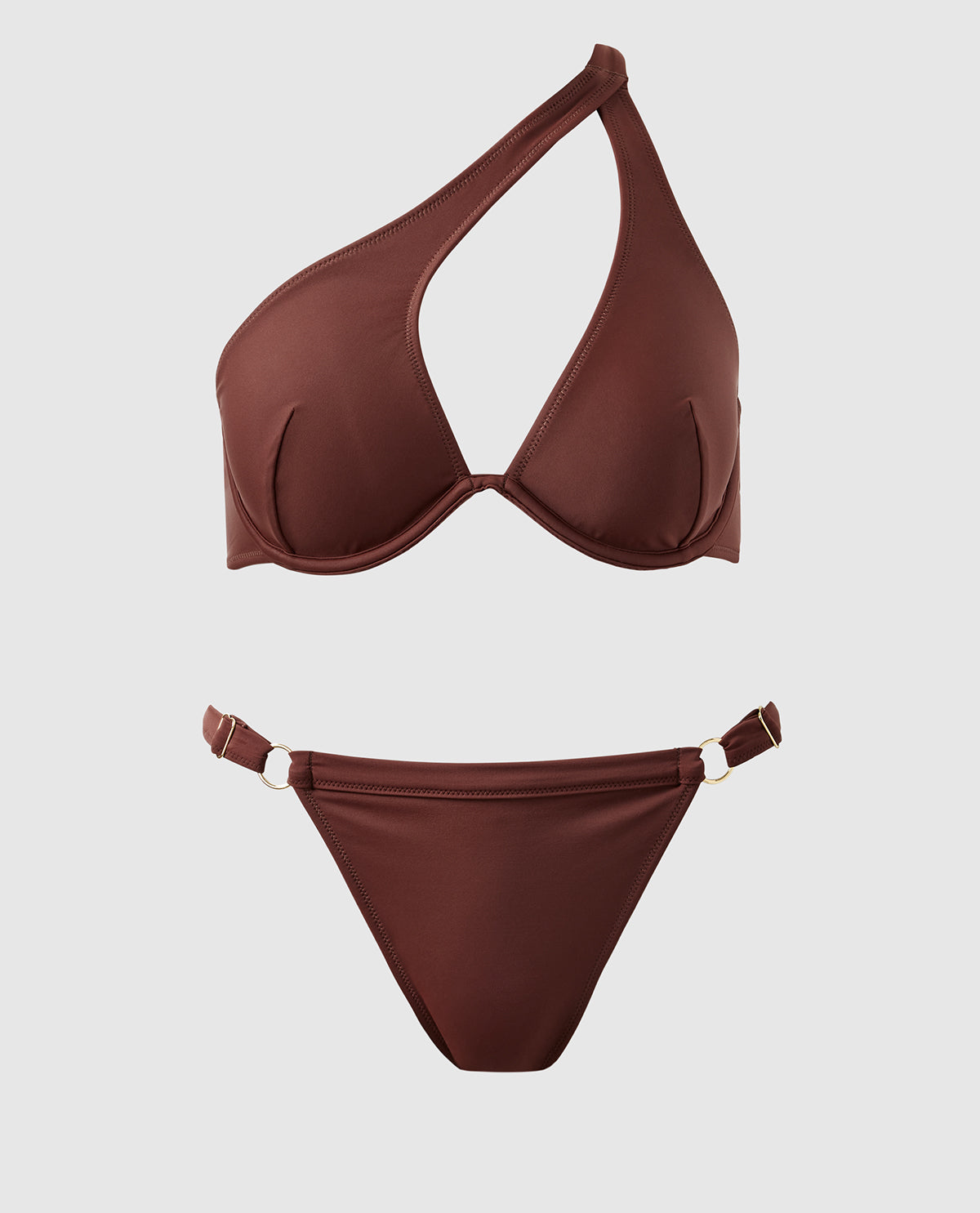 Haut de bikini asymétrique