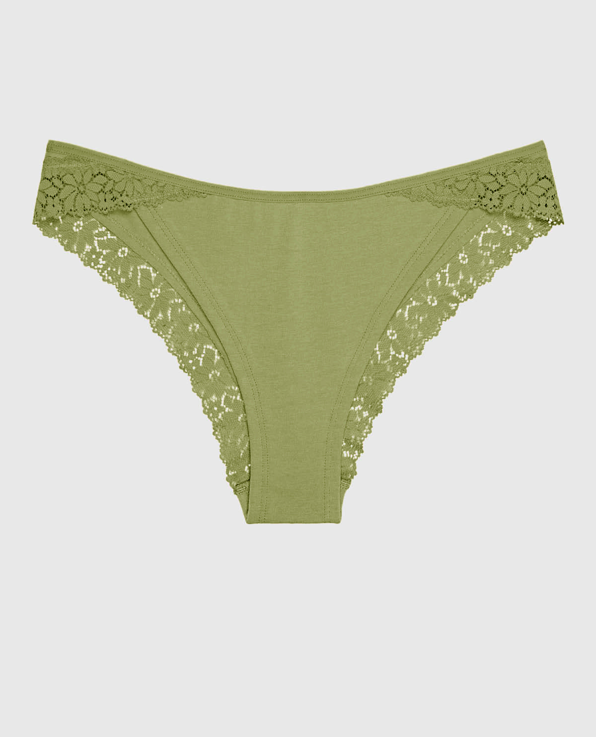 Tanga Cheeky avec bordure en dentelle