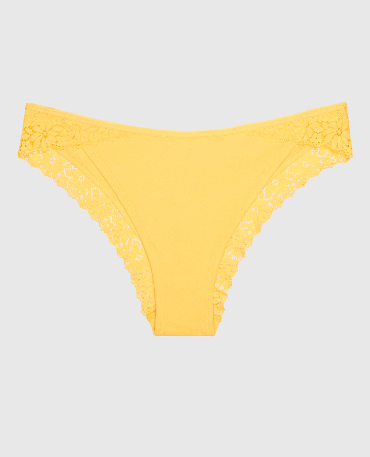 Tanga Cheeky avec bordure en dentelle