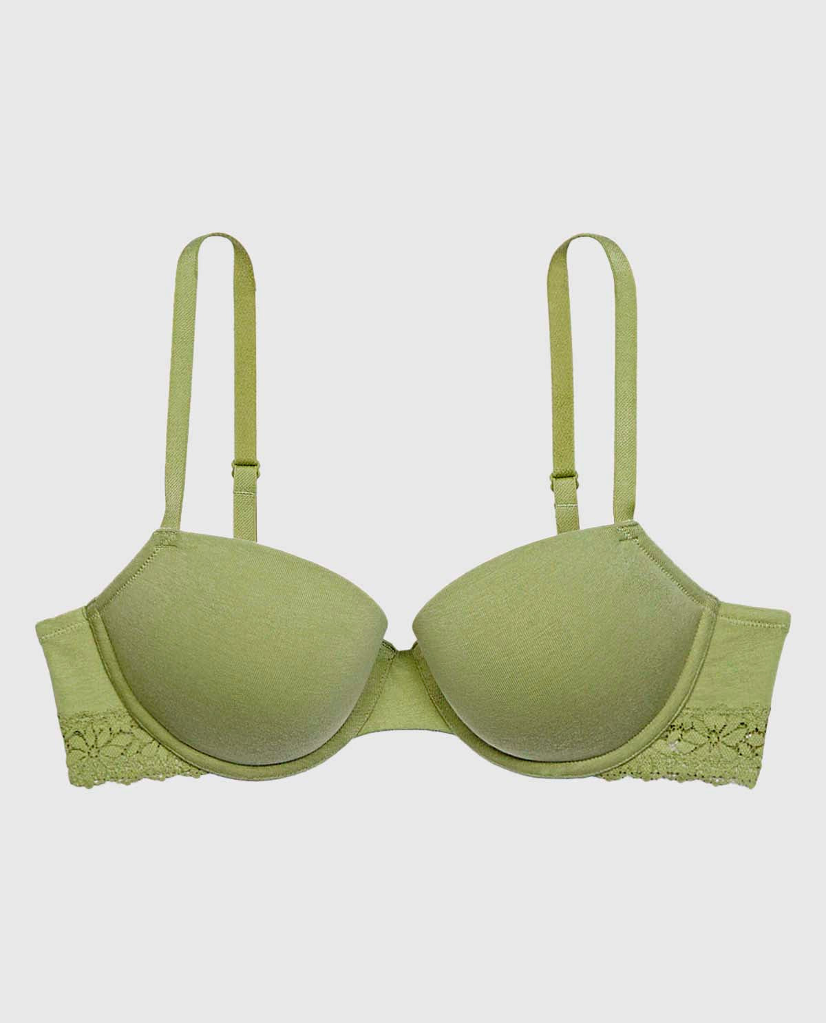 Smooth Cotton Lightly Lined Demi Bra