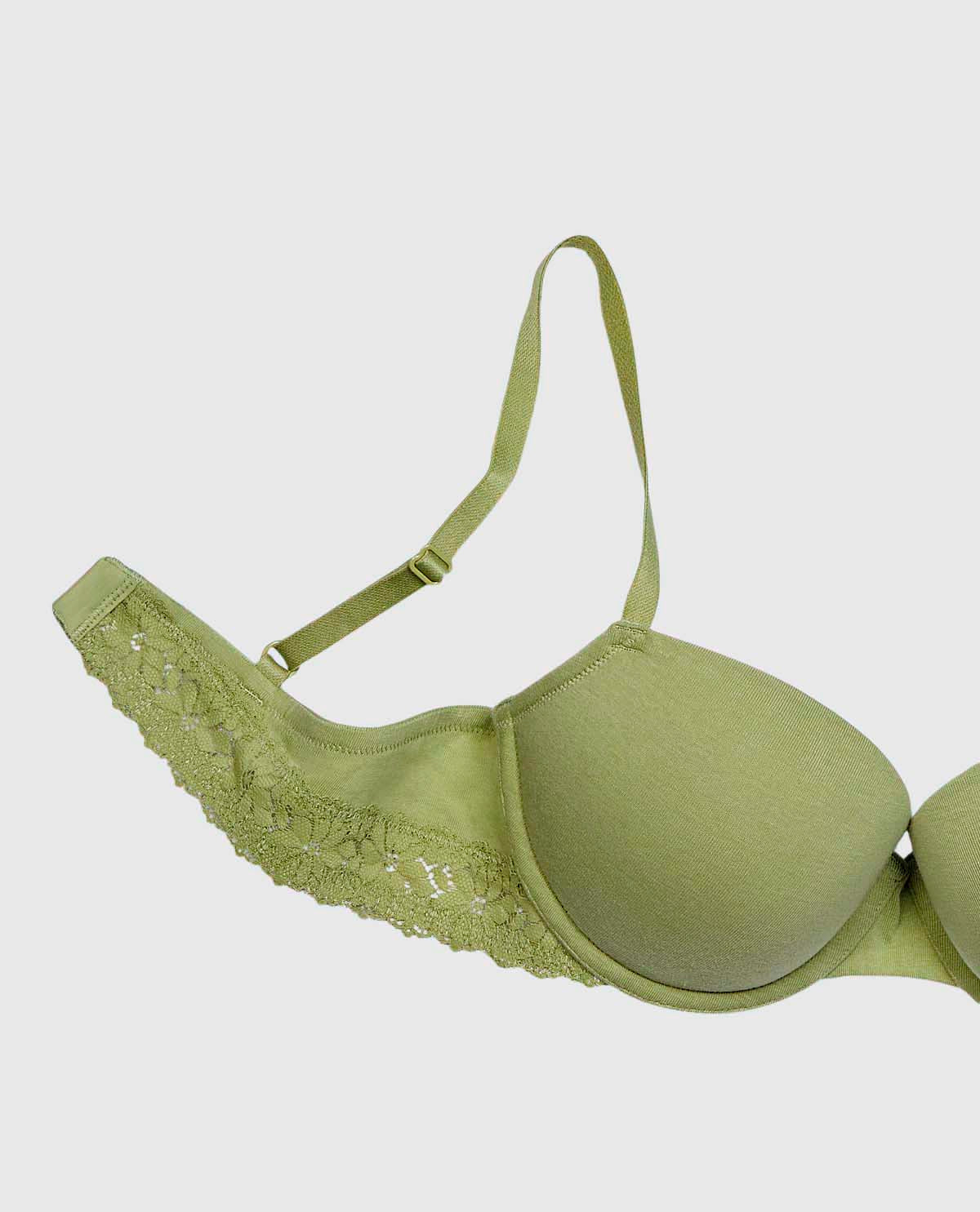 Smooth Cotton Lightly Lined Demi Bra