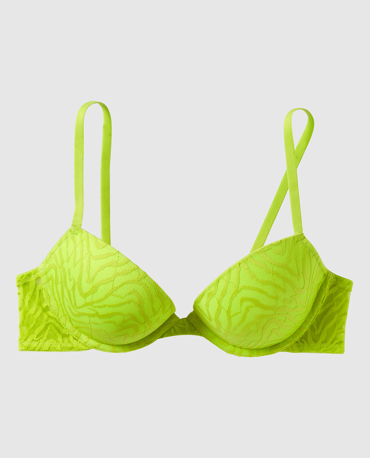 Push Up Bra with Allover Mesh