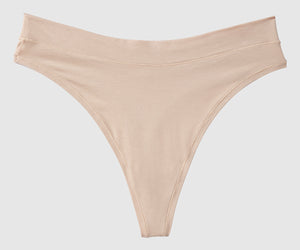 Tanga à jambe échancrée doux confort