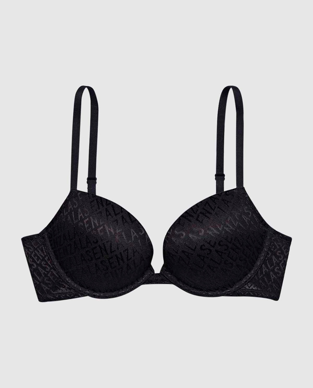 Soutien-gorge pigeonnant tout en logo