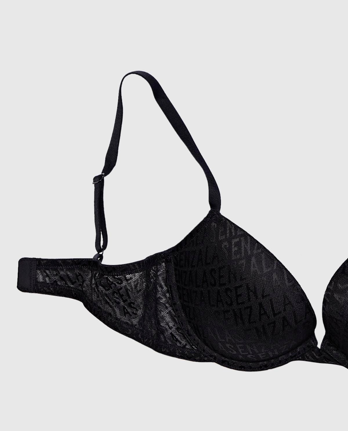 Soutien-gorge pigeonnant tout en logo