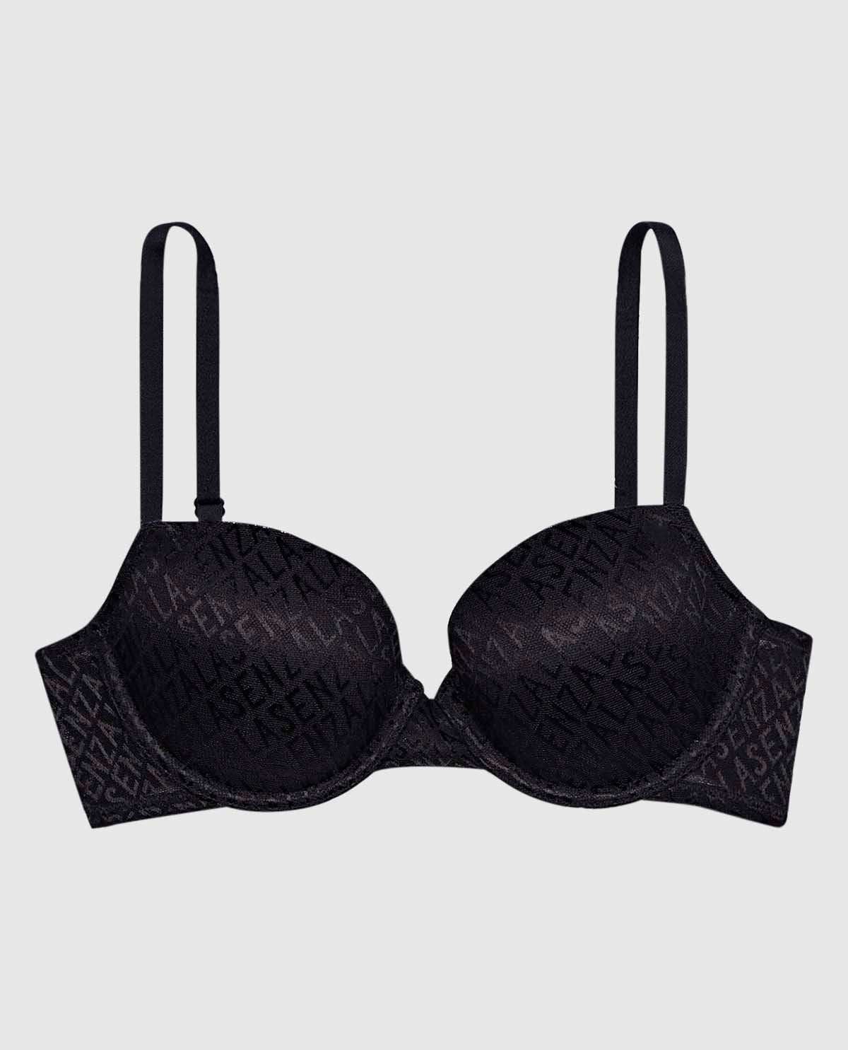 Doux soutien-gorge demi-buste légèrement doublé