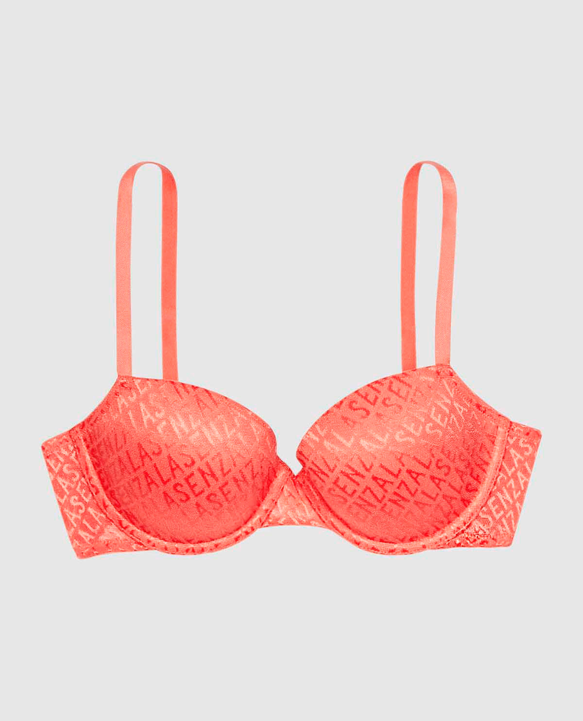 Doux soutien-gorge demi-buste légèrement doublé