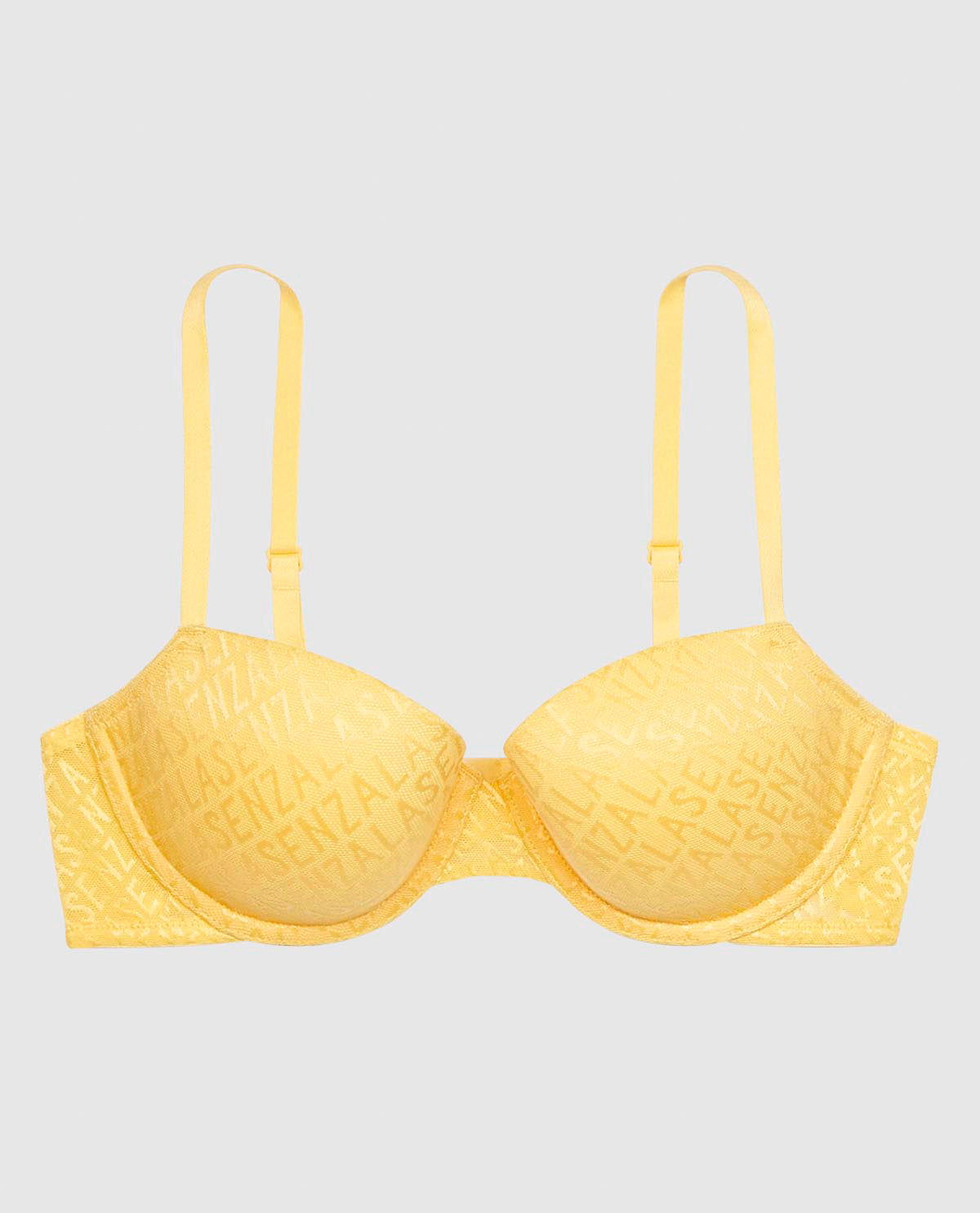 Doux soutien-gorge demi-buste légèrement doublé