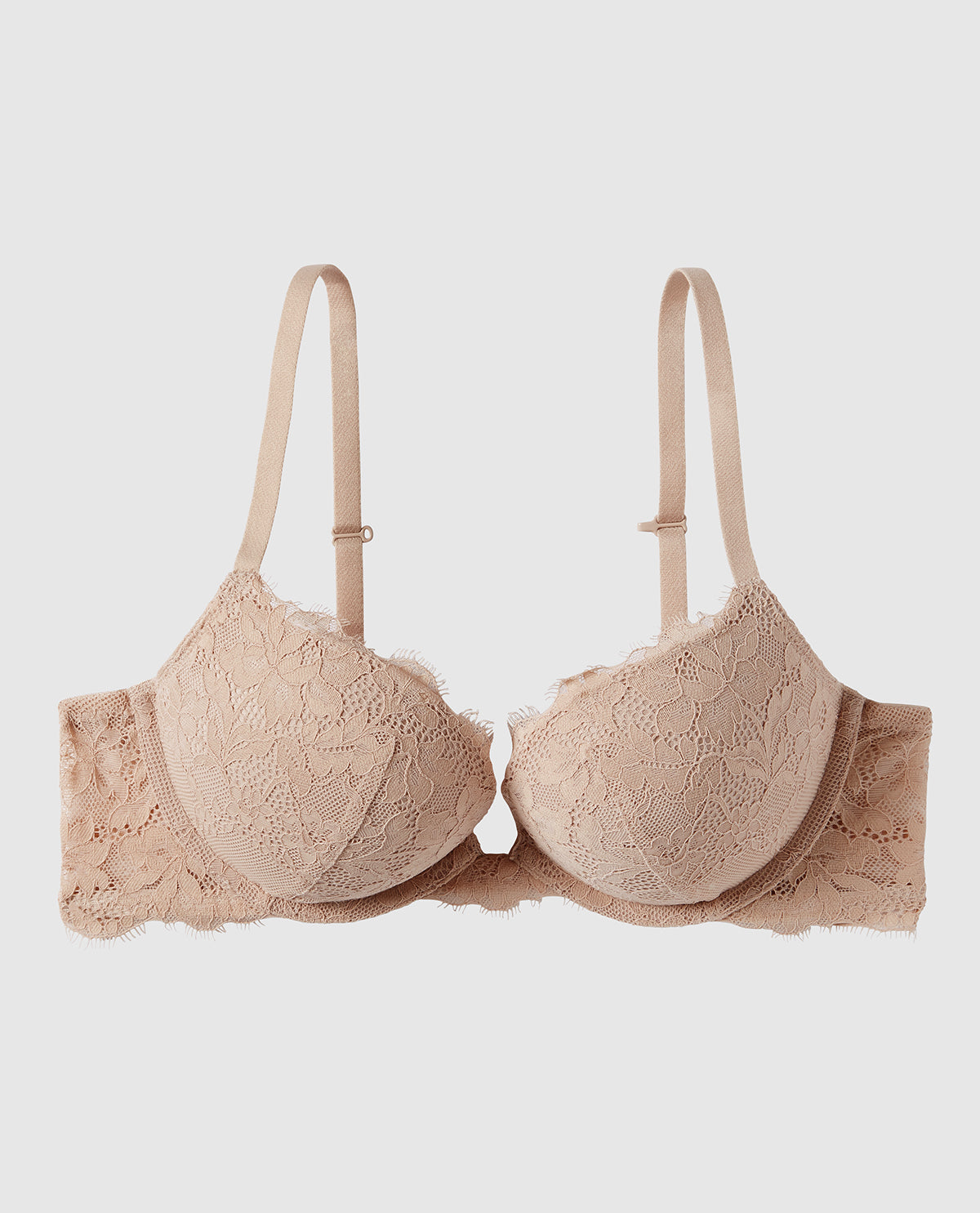 Push Up Bra with Allover Lace