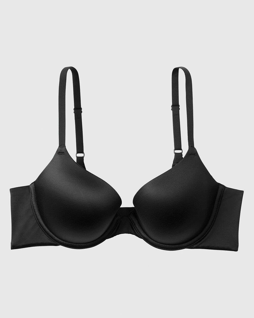 Soutien-gorge demi-buste légèrement doublé Édition confort noir