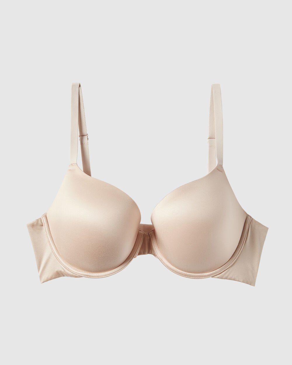 Soutien-gorge demi-buste légèrement doublé au doux confort