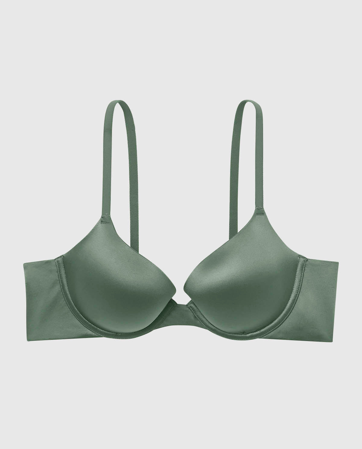 Soutien-gorge demi-buste légèrement doublé au doux confort