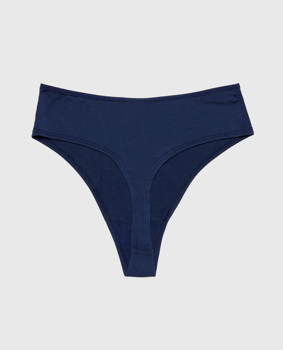 Ultrasoft High Leg Thong Panty in Ocean Cavern