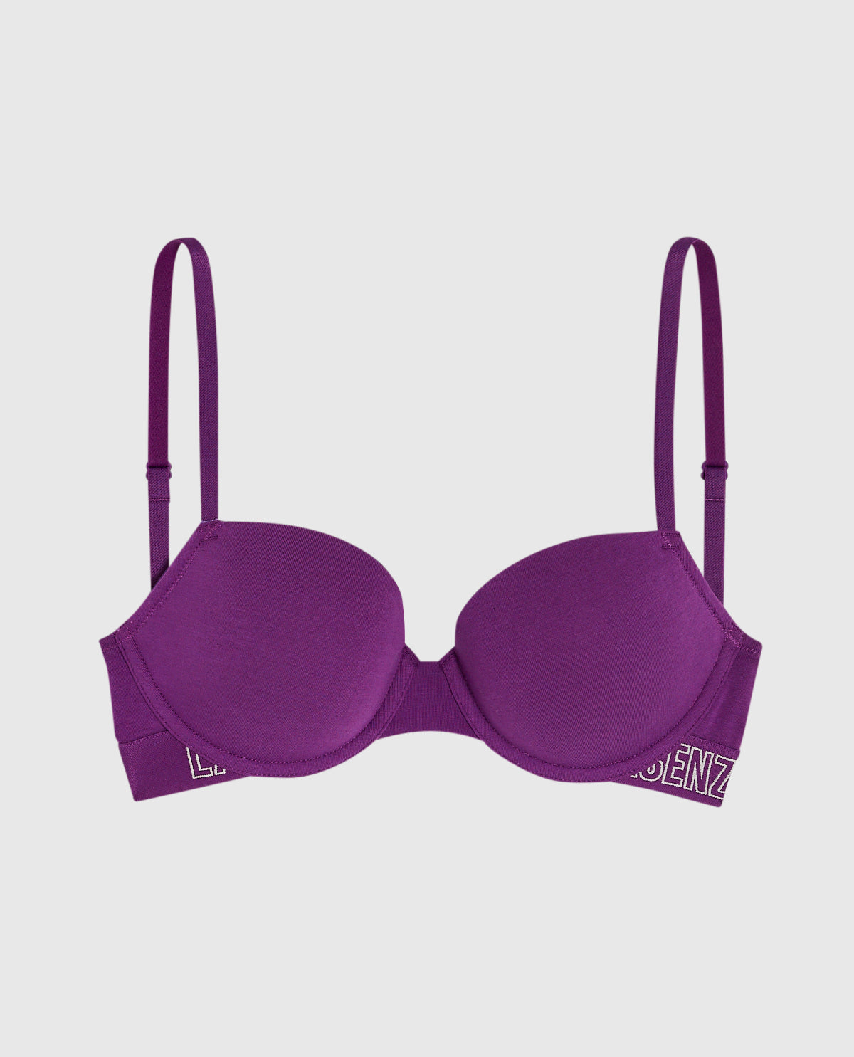 Soutien-gorge demi-buste en doux coton légèrement doublé