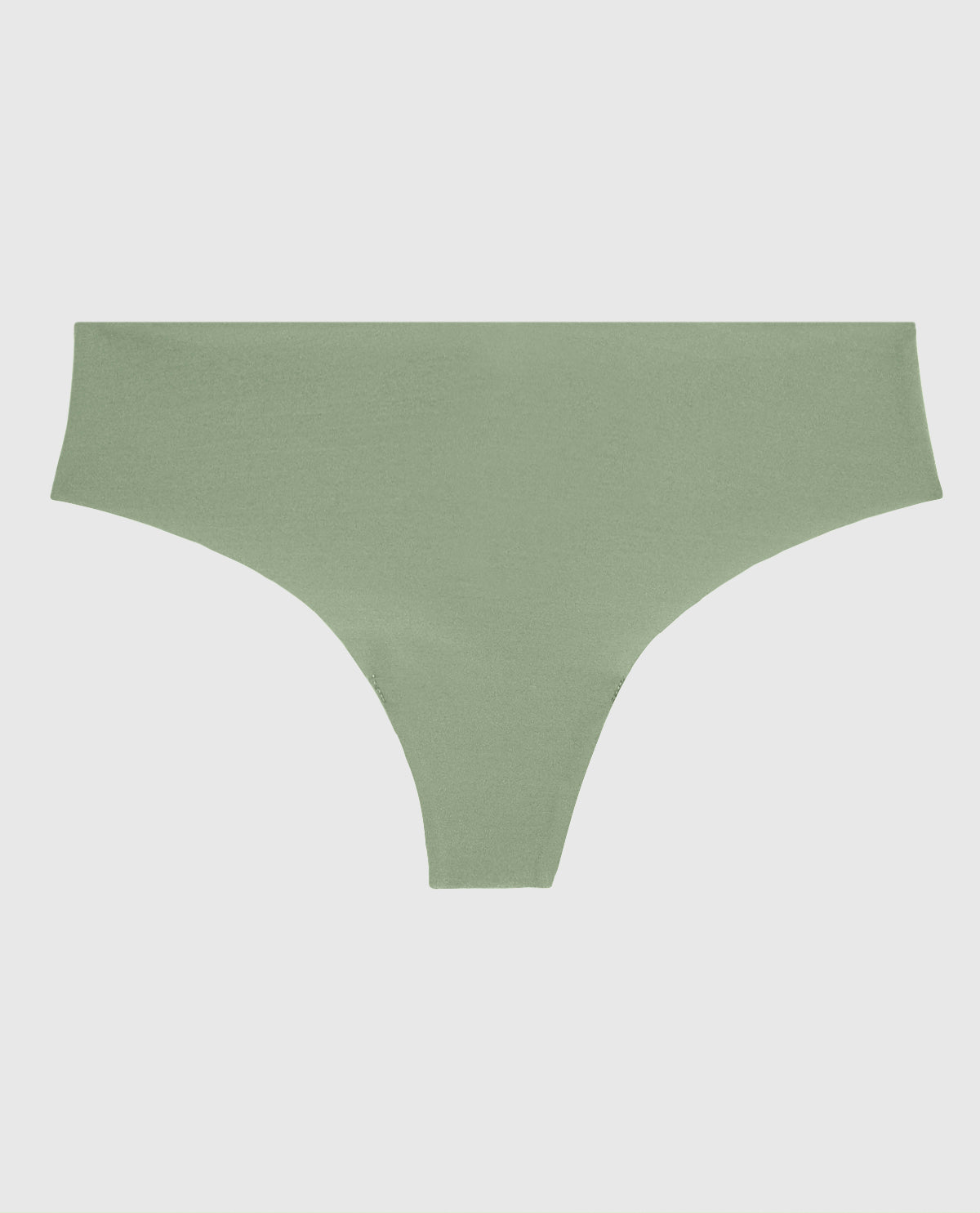 No Show Thong Panty in Soft Sage