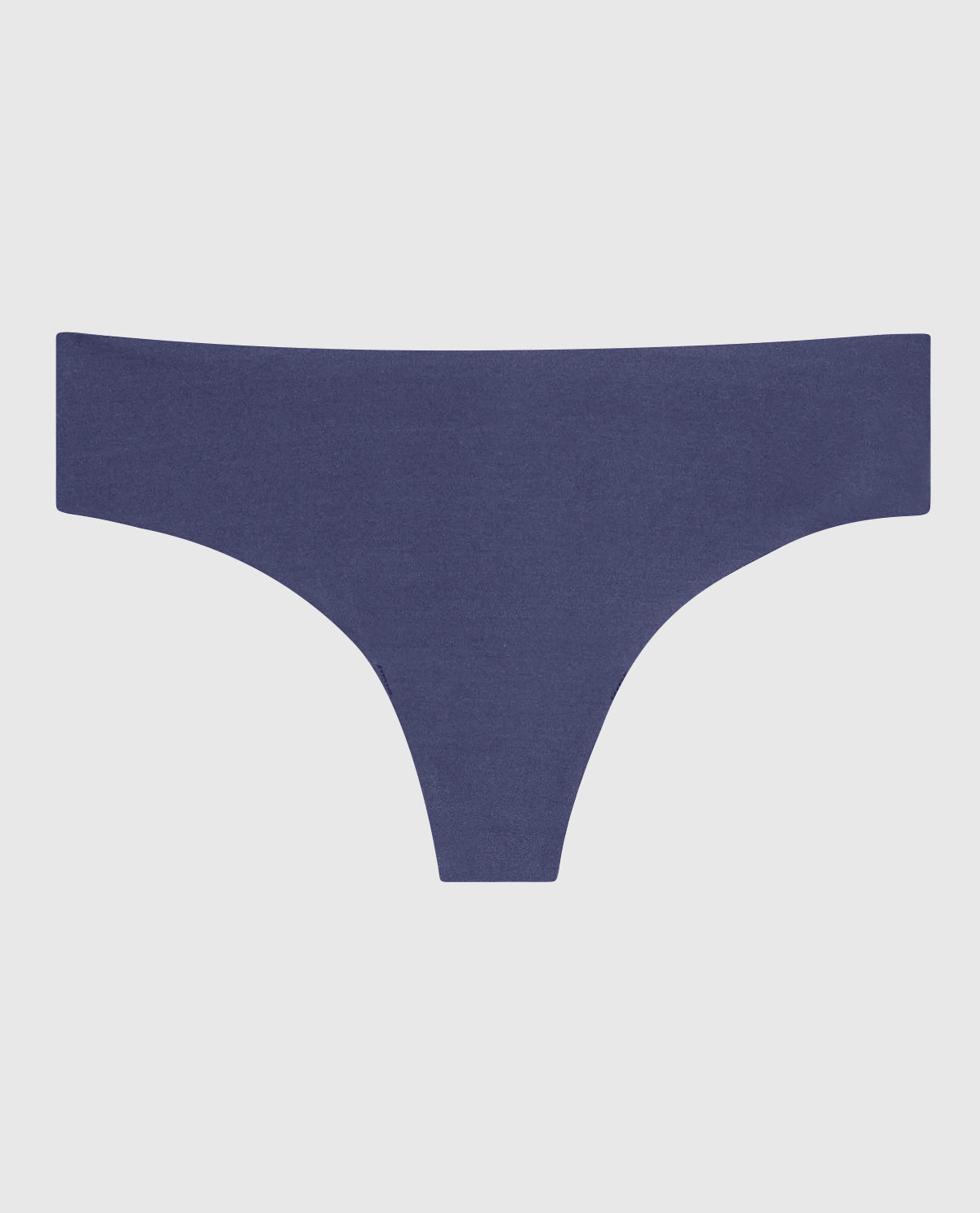 No Show Thong Panty in Dusk Blue