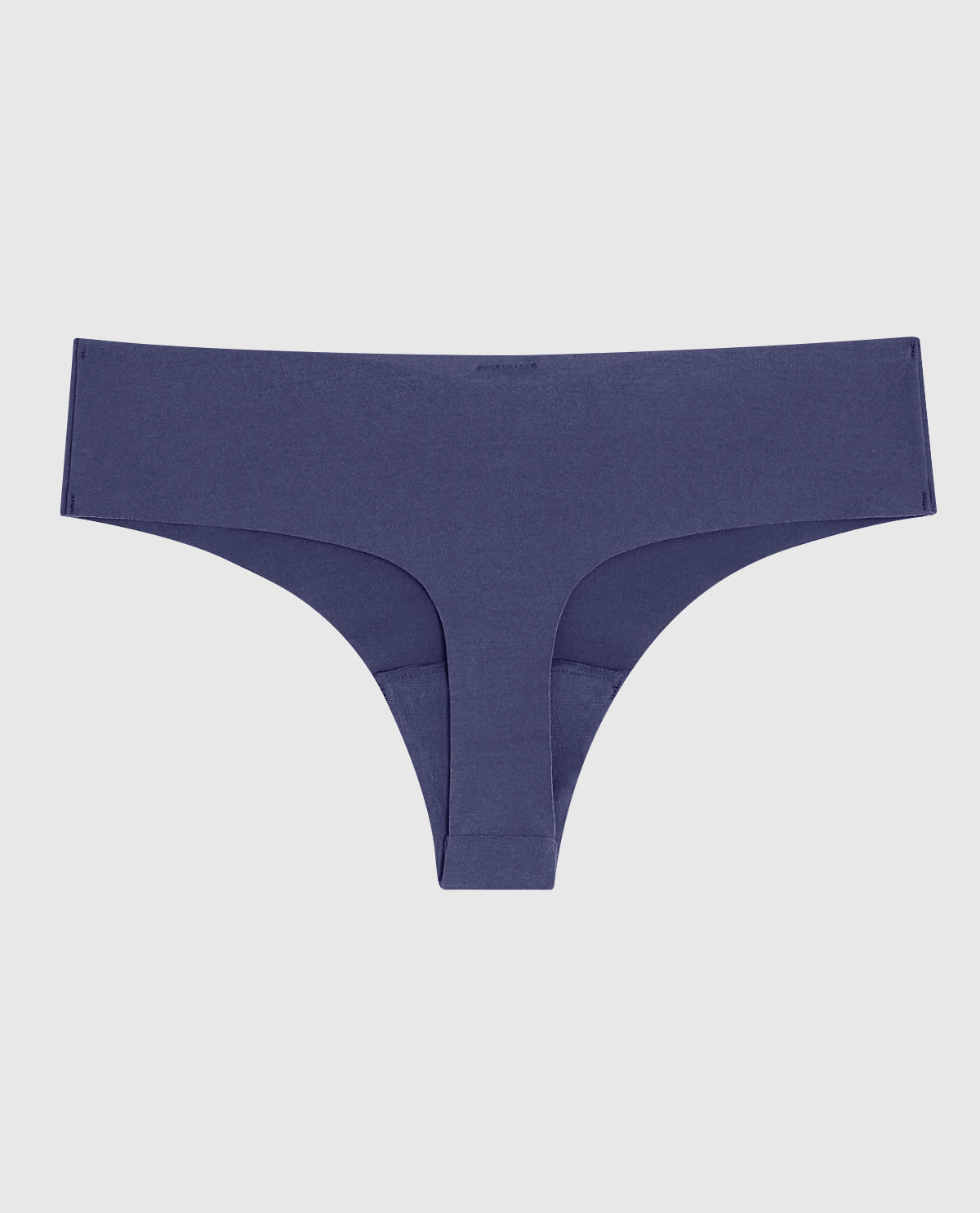 No Show Thong Panty in Dusk Blue