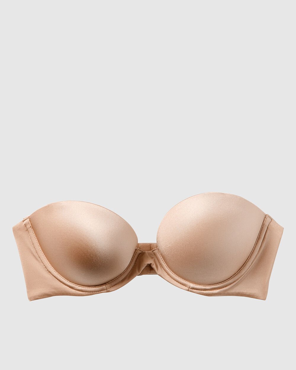 Strapless Push Up Bra in Rosetan