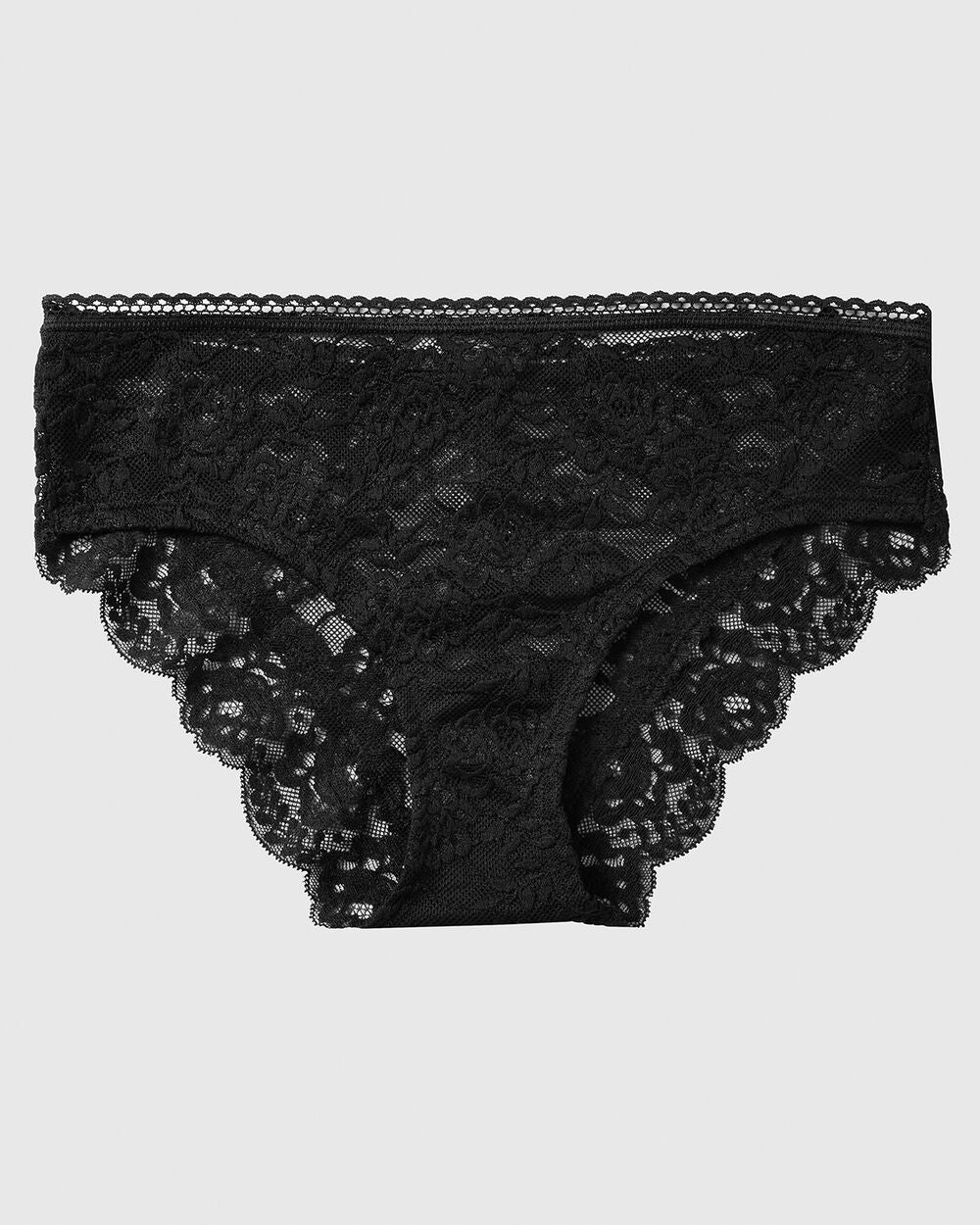 Culotte taille basse en dentelle