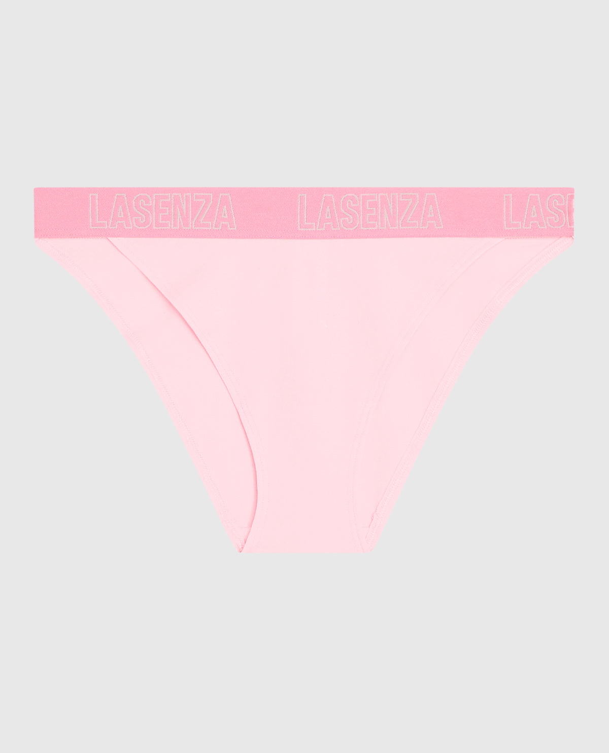 High Leg Cheeky Panty with Logo in Pink