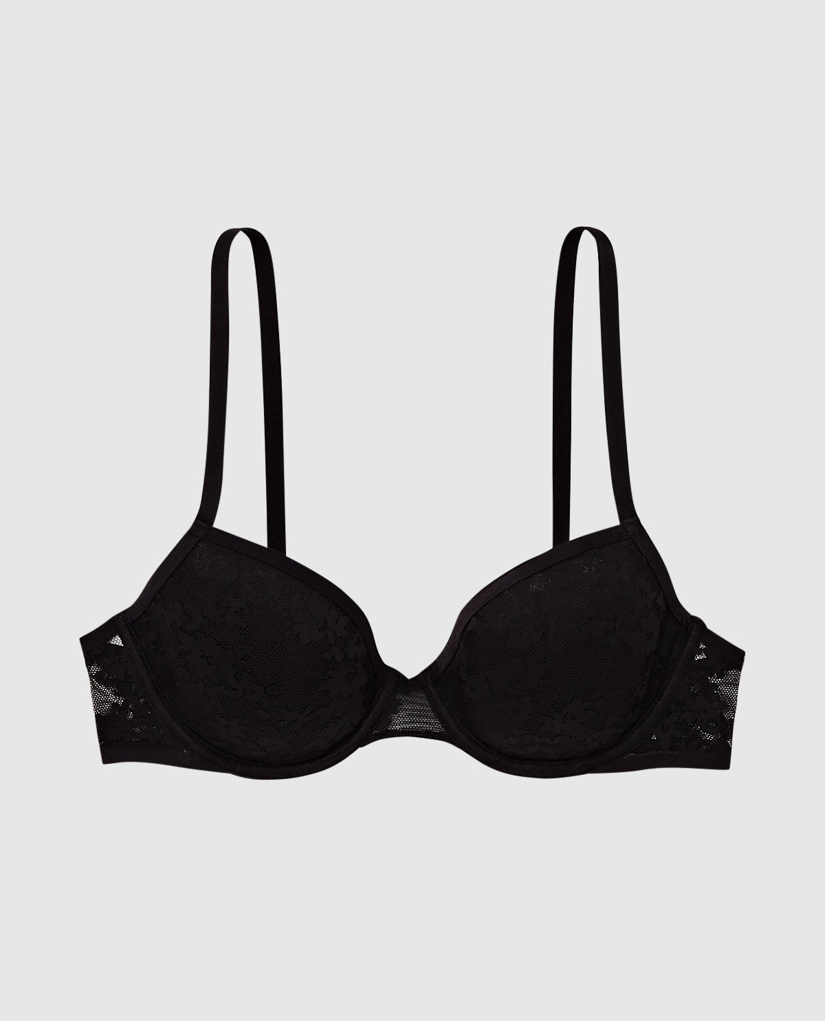 Soutien-gorge demi-buste en mousse intercalaire légèrement doublé