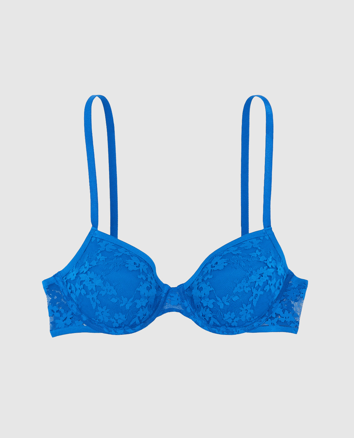 Soutien-gorge demi-buste en mousse intercalaire légèrement doublé