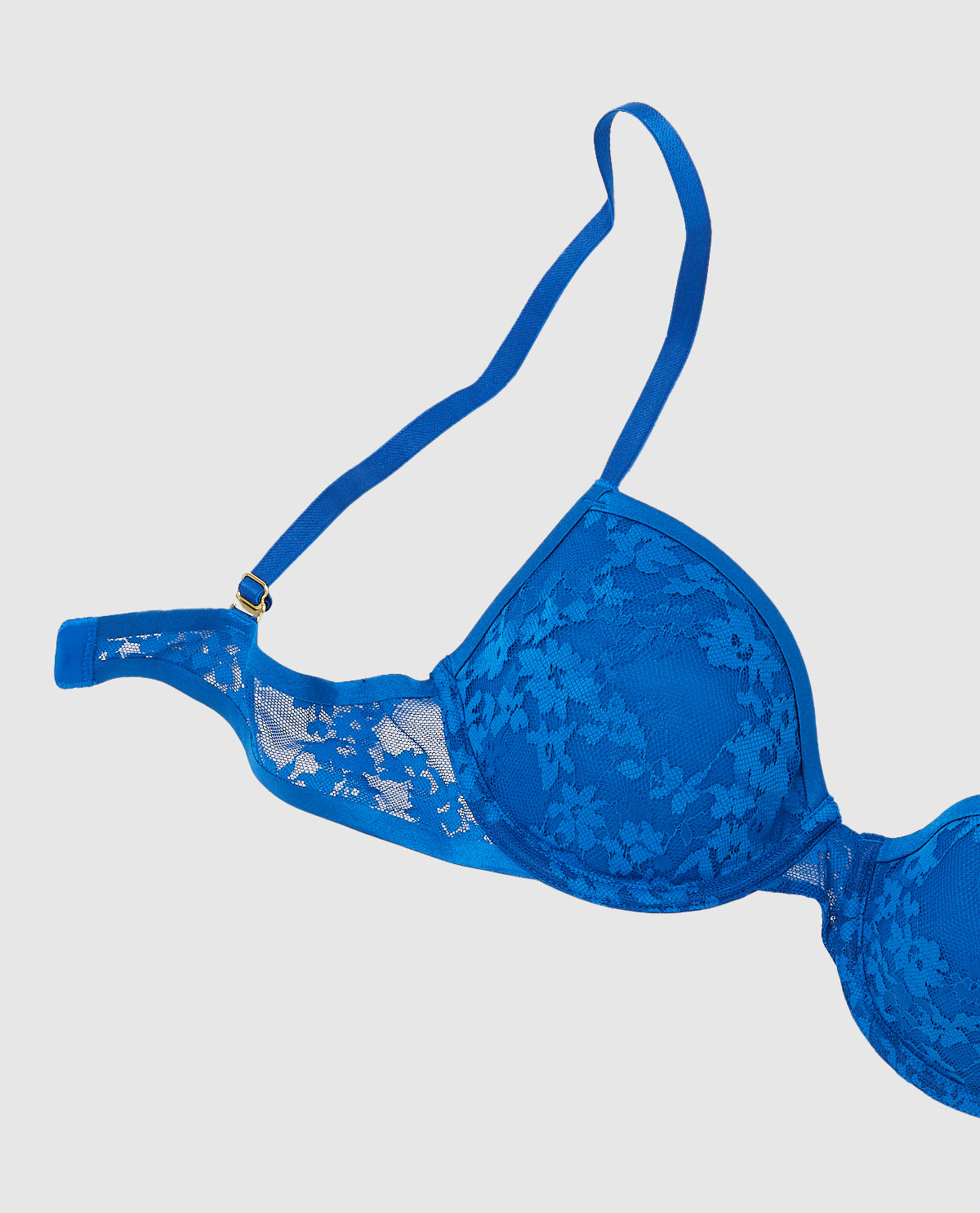 Soutien-gorge demi-buste en mousse intercalaire légèrement doublé