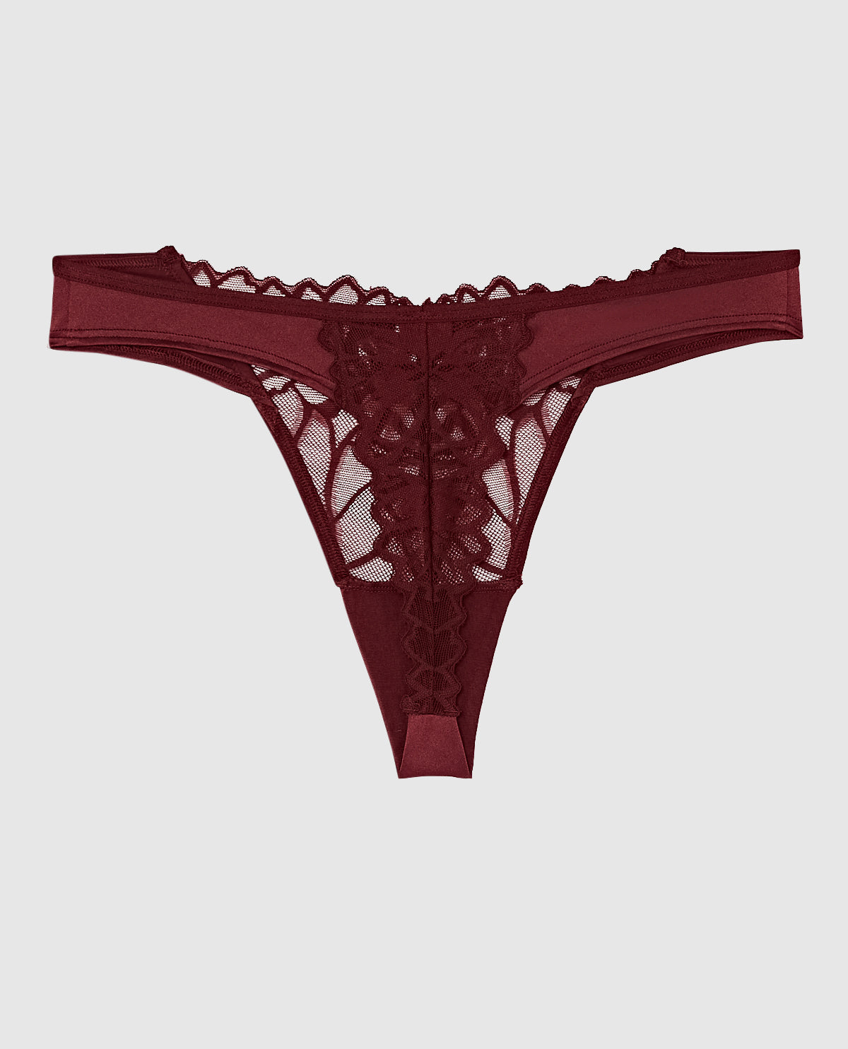 Lace High Leg Thong Panty