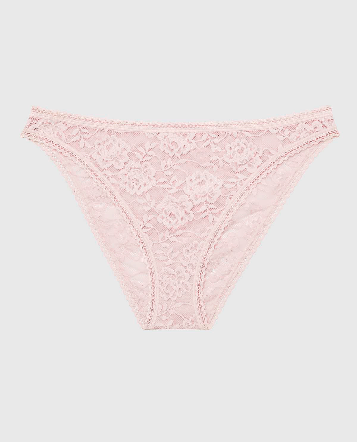 Bikini Panty with Picot Trim