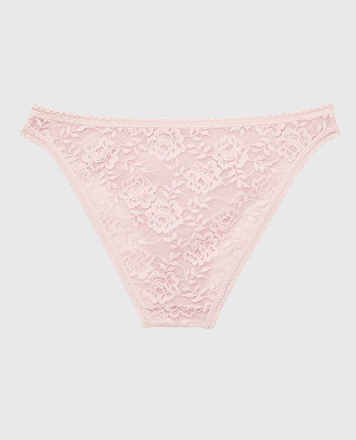 Bikini Panty with Picot Trim