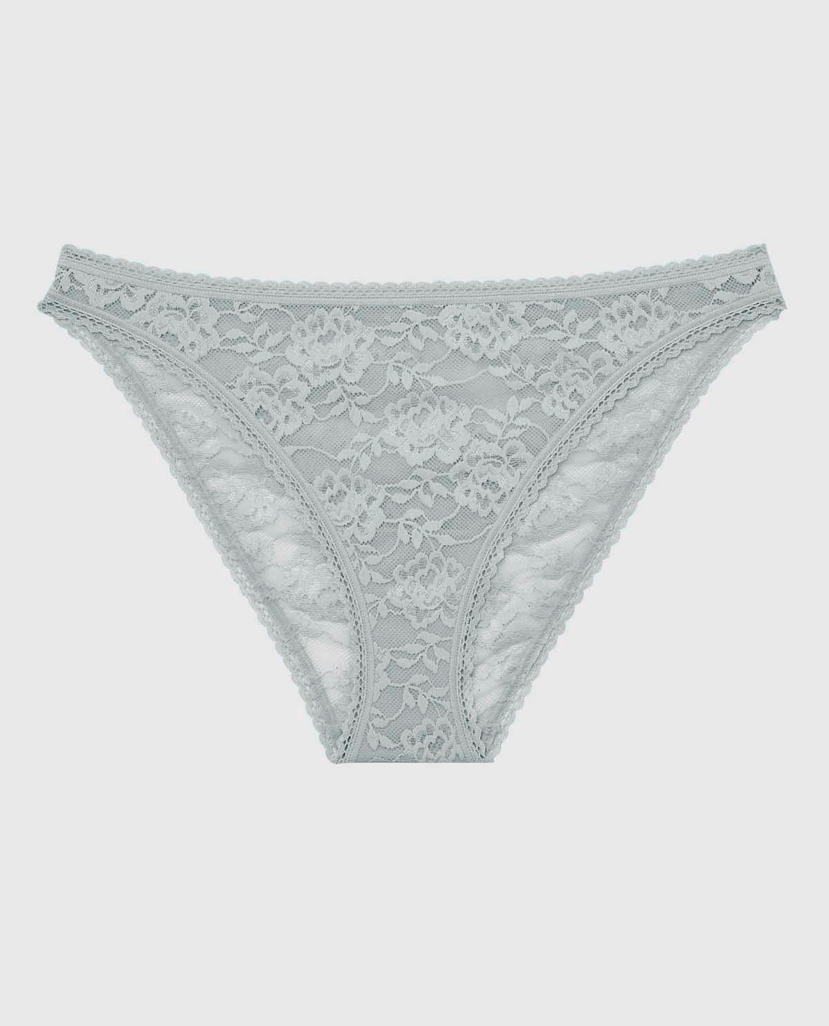 Bikini Panty with Picot Trim