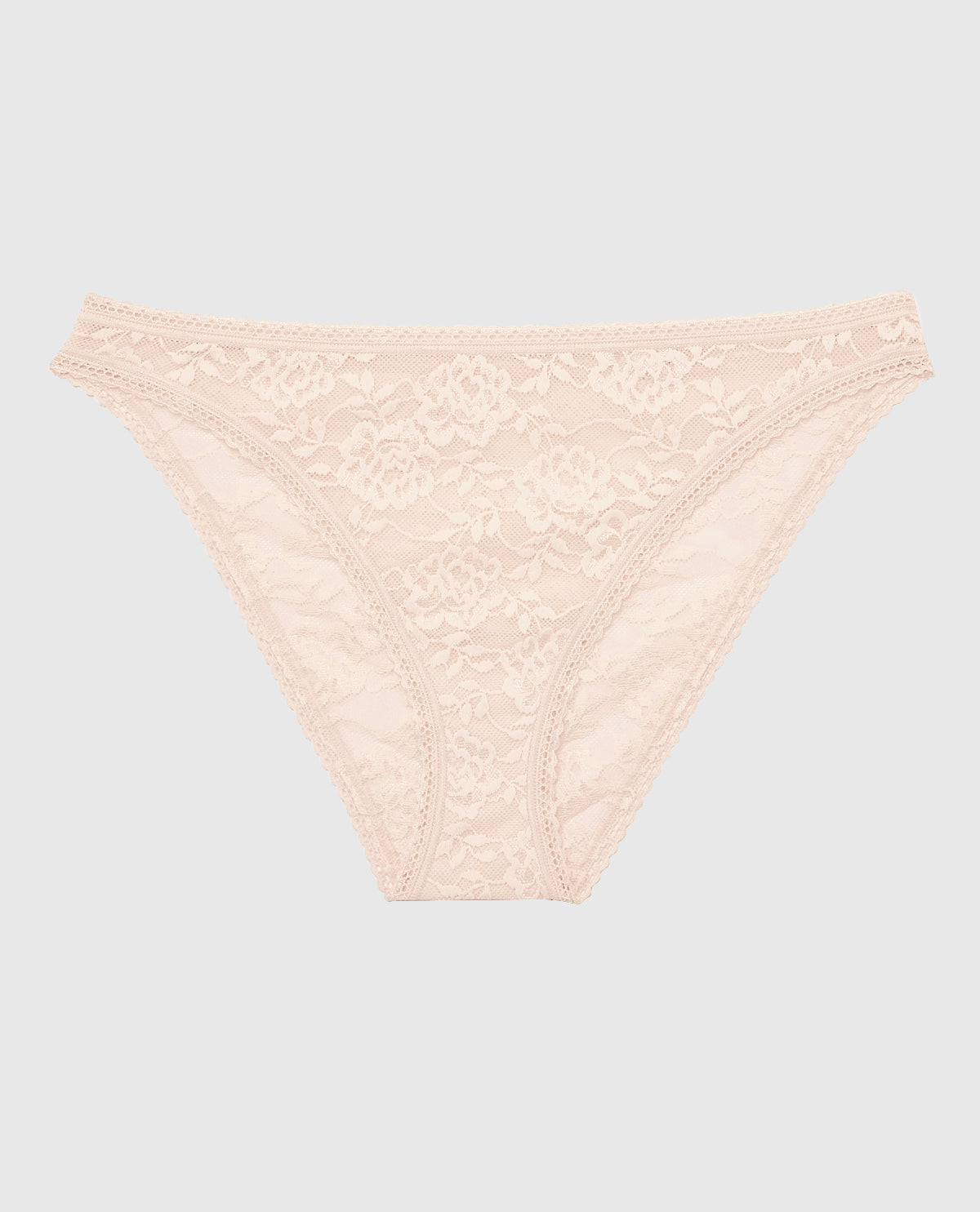 Bikini Panty with Picot Trim