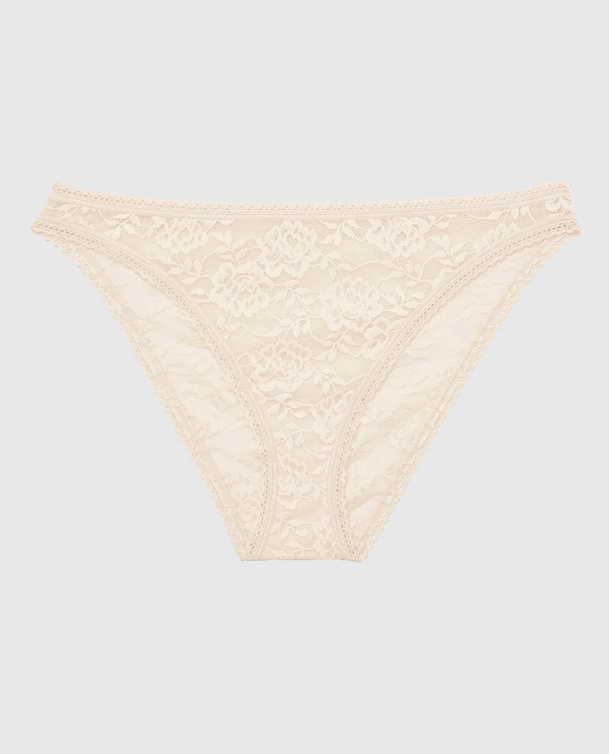 Bikini Panty with Picot Trim