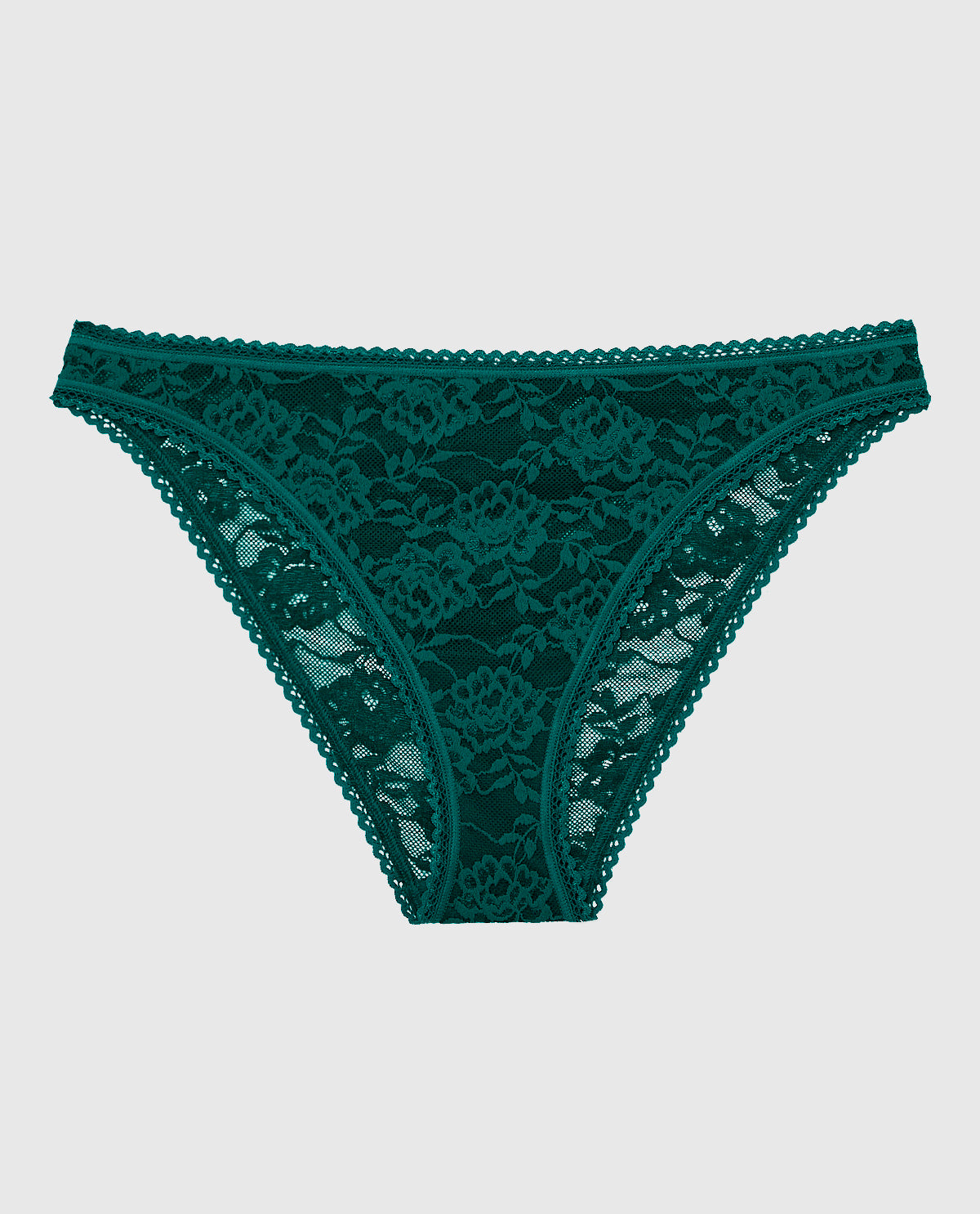 Culotte bikini avec bordure à pois