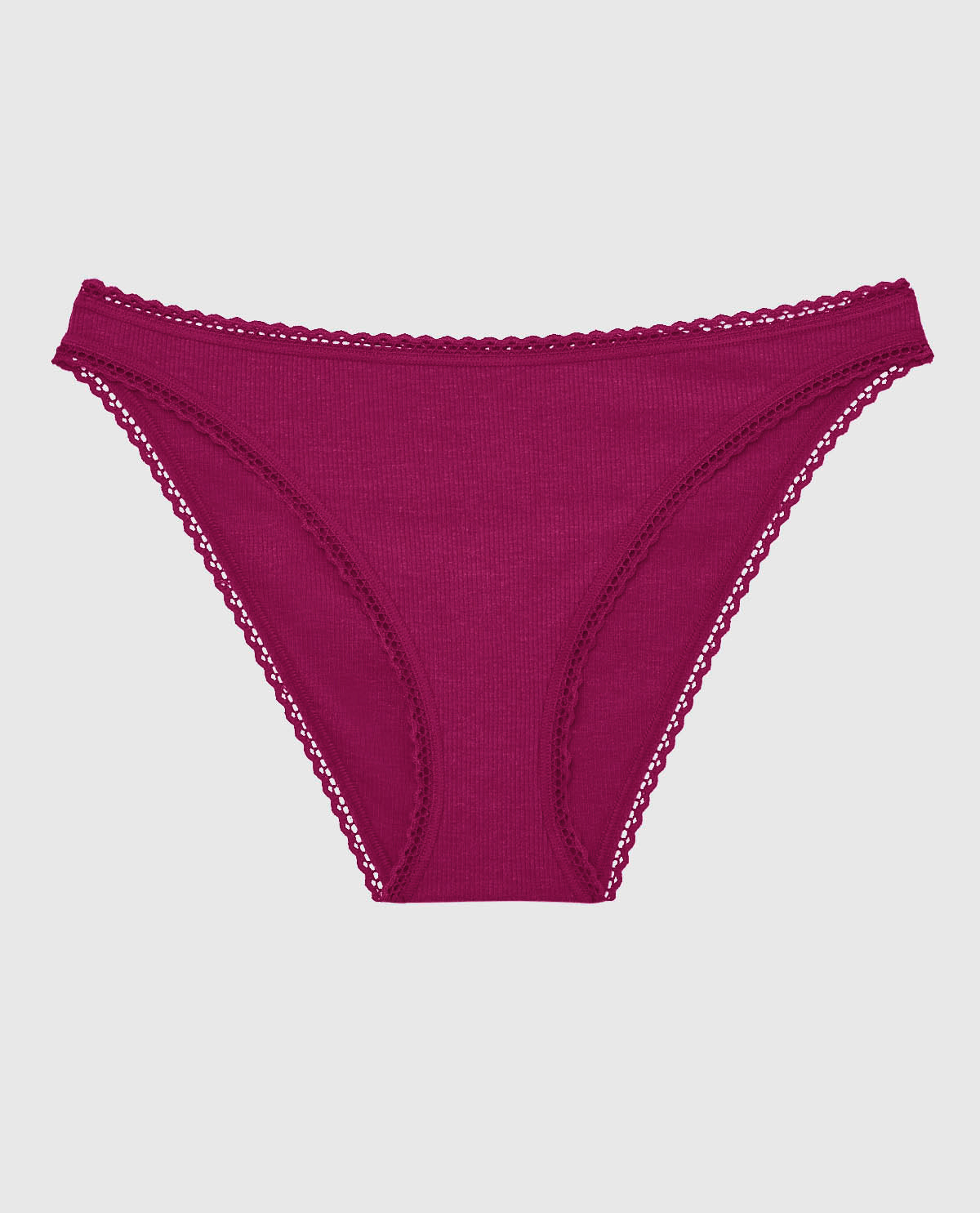 Culotte bikini avec bordure à pois