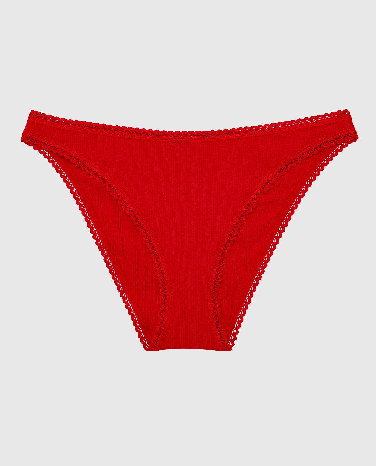 Bikini Panty with Picot Trim