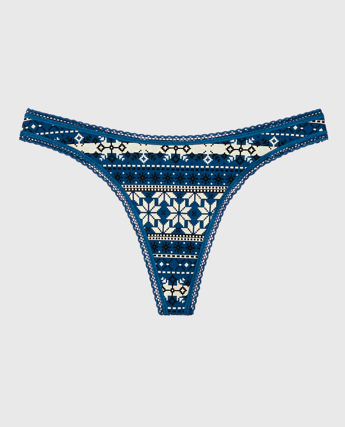 Remix Cotton Thong Panty