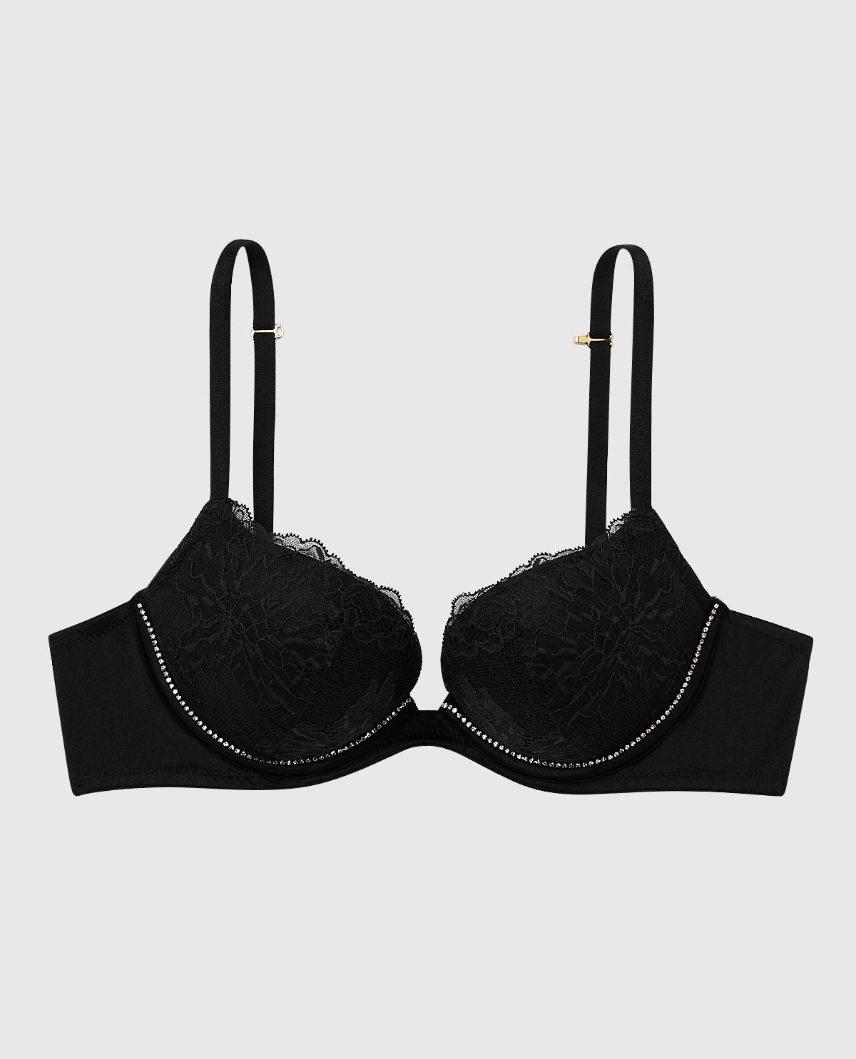 Soutien-gorge pigeonnant en dentelle